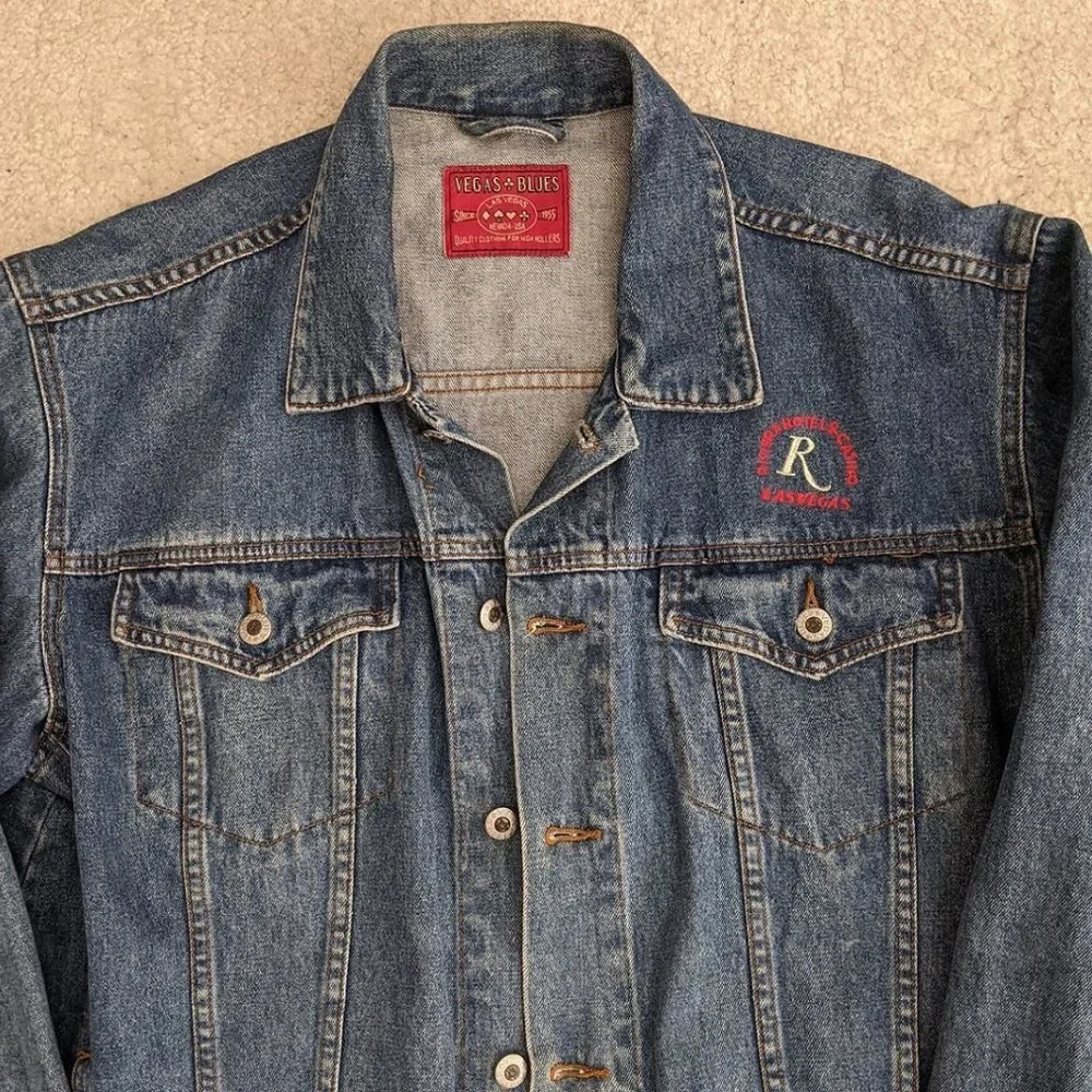 Vintage Riviera Hotel jean jacket
